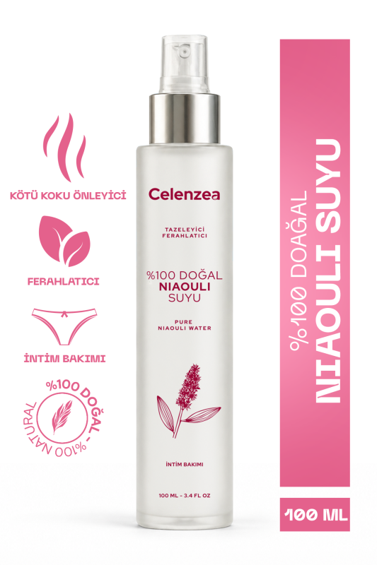 %100 Doğal Nioli Suyu Genital Bölge Kötü Koku Önleyici, Ferahlatıcı ve Tazeleyici Tonik, İntim Bakım Spreyi Pure Niaouli Water Spray (Melaleuca Viridiflora) 100ml - 1