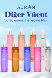 Auran 3'lü Çok Sevilen Favori Parfümlü Kadın Vücut Spreyleri Body Mist Spray Seti 3x 150ml - 2