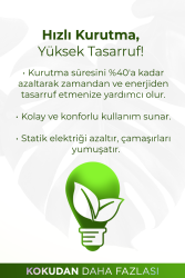 3x Çamaşır Yün Keçe Kurutma Topu, Kurutma Makinesi İçin Doğal Yumuşatıcı, Esansiyel Yağ Hediyeli Set - 5