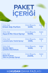 5’li Özel Hediye Kutusu, Koku Deneyimi Hediye Seti (Parfüm, Oda Kokusu, Uyku Spreyi, Vücut Spreyi) - 3