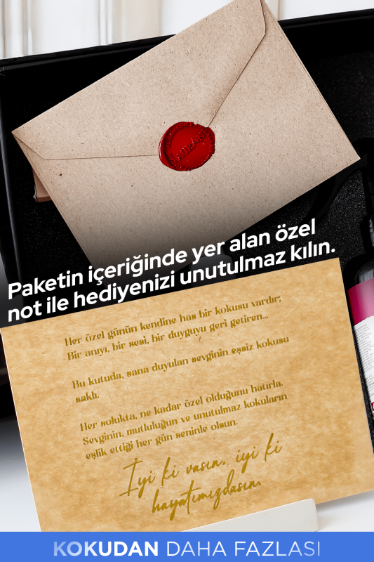 5’li Özel Hediye Kutusu, Koku Deneyimi Hediye Seti (Parfüm, Oda Kokusu, Uyku Spreyi, Vücut Spreyi) - 6