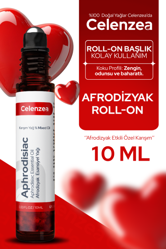 Flowy Oils Afrodizyak Özel Karışım Esansiyel Yağ Uçucu Yağ Karışımı Afrodizyak Etkili Koku, Esans Doğal 10ml - 1