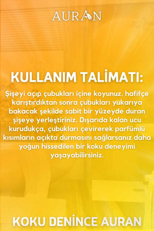 Amber Çubuklu Oda Kokusu Bambu Kokusu Kare Şişe Amber Reed Diffuser 100ml - 8