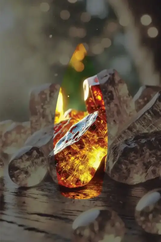Auran Amber Kokulu Geri Akış Tütsüsü konik Tütsü Amber Backflow Incense Cones 10 Adet - 3