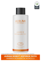 Amber Romantik Kokulu Akıllı Robot Süpürge Suyu, Mop Suyu Yüzey Temizleyici Robot Deterjanı 250ml - 1