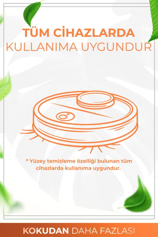 Amber Romantik Kokulu Akıllı Robot Süpürge Suyu, Mop Suyu Yüzey Temizleyici Robot Deterjanı 250ml - 4