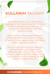 Amber Romantik Kokulu Akıllı Robot Süpürge Suyu, Mop Suyu Yüzey Temizleyici Robot Deterjanı 250ml - 5