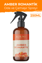 Amber Romantik Parfümlü Oda ve Çamaşır Spreyi Ortam ve Kumaş Kokusu Amber Romantic Room Spray 250ml - 1
