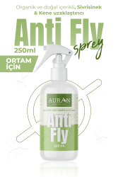 Anti-Fly Sinek, Sivrisinek, Kene ve Haşere Kovucu, Ortam Koruyucu, Bitkisel Sinek Savar Sprey 250ml - 1