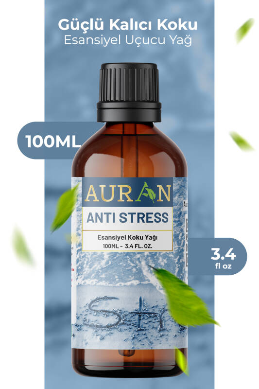 Anti Stress Esansiyel Uçucu Koku Yağı Difüzör Esansı Buhurdanlık Yağı Aromaterapi Yağı 100ml - 1