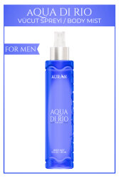 Aqua Di Rio Parfümlü Erkek Vücut Spreyi Ferahlatıcı ve Etkileyici Vücut Misti Body Mist Spray 150ml - Auran