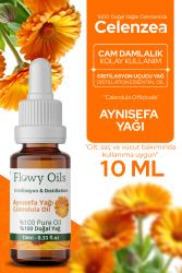 Flowy Oils Aynısefa Yağı %100 Doğal Bitkisel Uçucu Yağ Calendula Oil 10ml - Flowy Oils