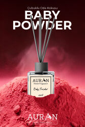 Bebek Pudrası Çubuklu Oda Kokusu Bambu Kokusu Kare Şişe Baby Powder Reed Diffuser 100ml - 10