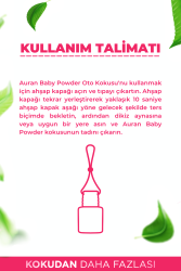Baby Powder Oto Kokusu İp Askılı Araç Kokusu Uzun Süre Kalıcı Bebek Pudrası Araba Kokusu 8ml - 6