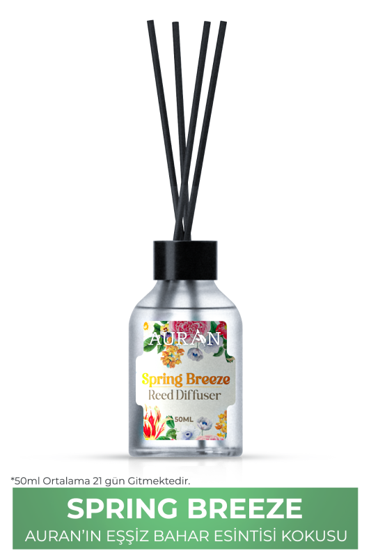 Bahar Esintisi Çubuklu Oda Kokusu Bambu Kokusu Spring Breeze Reed Diffuser 50ml - 1