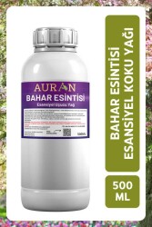 Auran Bahar Esintisi Esansiyel Uçucu Yağ Esans Koku Yağı Hobi Esans Mum Sabun Oda Kokusu 500ml - 1