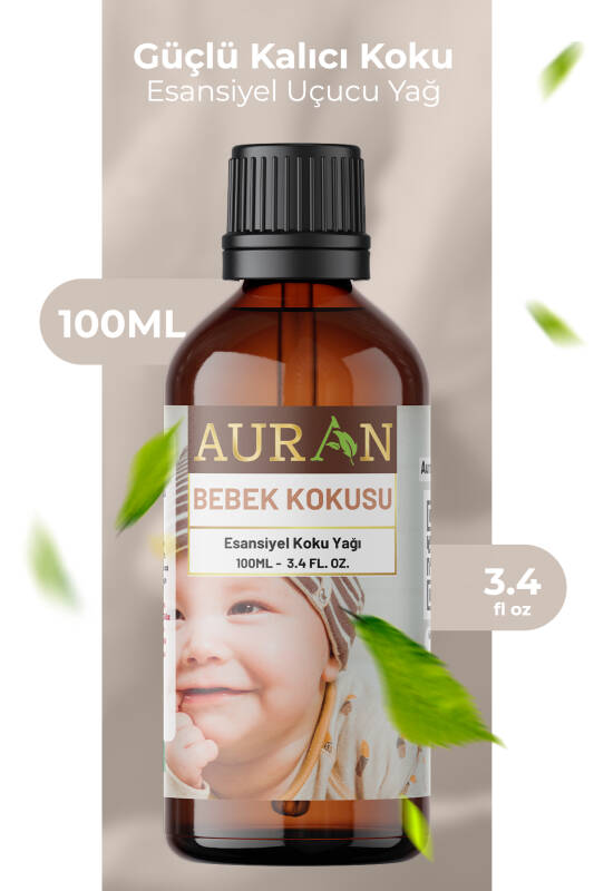 Bebek Kokusu Esansiyel Uçucu Koku Yağı Difüzör Esansı Buhurdanlık Yağı Aromaterapi Yağı 100ml - 1