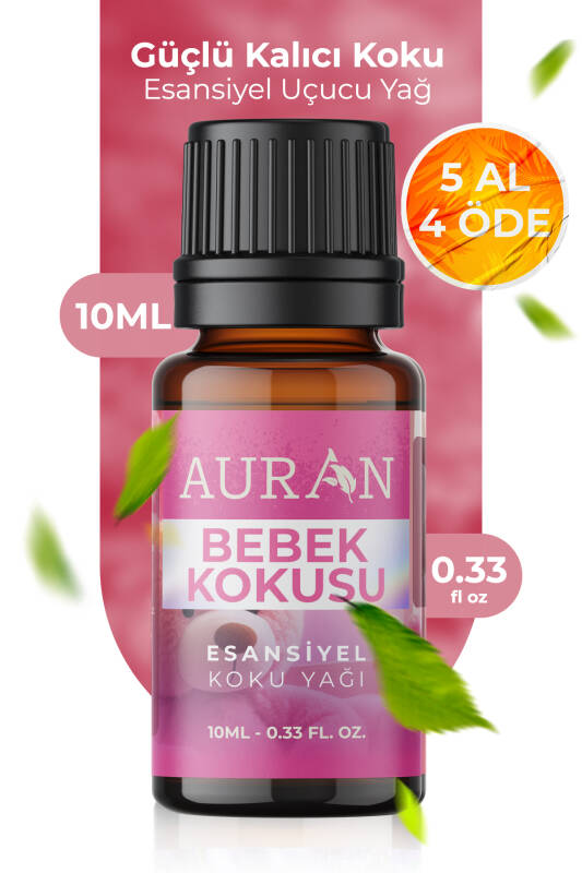 Bebek Kokusu Esansiyel Uçucu Koku Yağı Difüzör Esansı Buhurdanlık Yağı Aromaterapi Yağı 10ml - 1