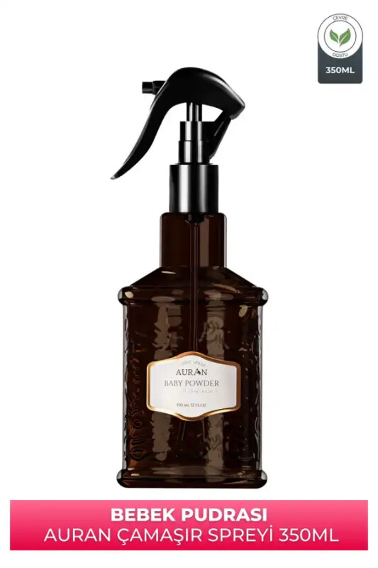 Auran Bebek Pudrası Çamaşır Spreyi Çamaşır Kokusu Çamaşır Parfümü Kalıcı Baby Powder Fabric Spray 350ml - AURAN