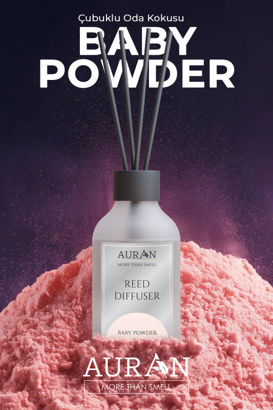 Bebek Pudrası Çubuklu Oda Kokusu Bambu Kokusu Baby Powder Reed Diffuser 50ml - 10