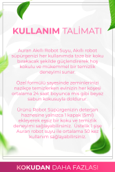 Bebek Pudrası Kokulu Akıllı Robot Süpürge Suyu, Mop Suyu Yüzey Temizleyici Robot Deterjanı 250ml - 5