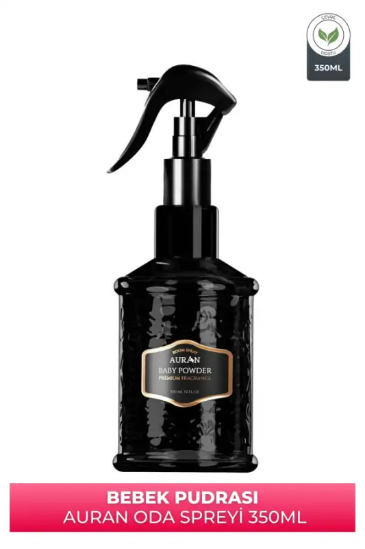 Auran Bebek Pudrası Oda Spreyi Oda Kokusu Oda Parfümü Kalıcı Oda Kokusu Baby Powder Room Spray 350ml - AURAN