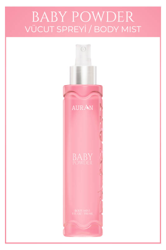 Bebek Pudrası Parfümlü Kadın Vücut Spreyi Bebeksi ve Etkileyici Vücut Misti Body Mist Spray 150ml - 1