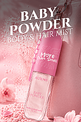 Bebek Pudrası Vücut & Saç Spreyi Besleyici ve Onarıcı Saç Parfümü Anahtarlıklı Vücut Parfümü Charm Body & Hair Mist Spray 30ml - 2