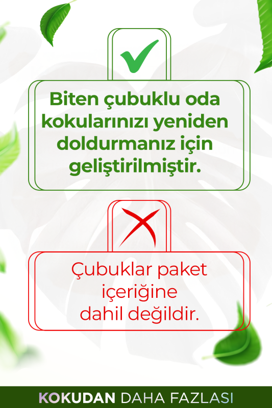 Beyaz Çiçekler Çubuklu Oda ve Ortam Kokusu Yedek Dolum Kiti Yedek Şişe White Flowers Refill 250ml - 2