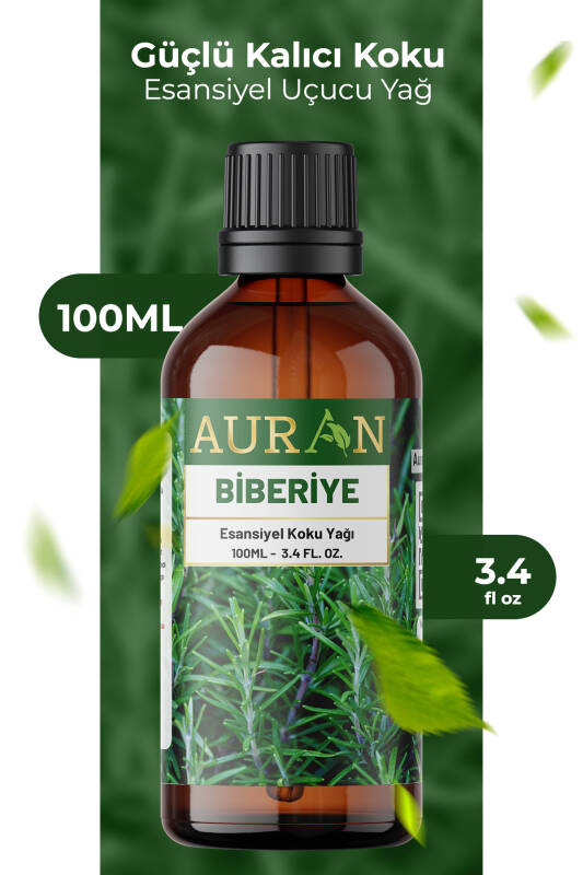 Biberiye Esansiyel Uçucu Koku Yağı Ortam Kokusu Doğal Yağ Sihirli Küre Hobi Esansı 100ml - 1