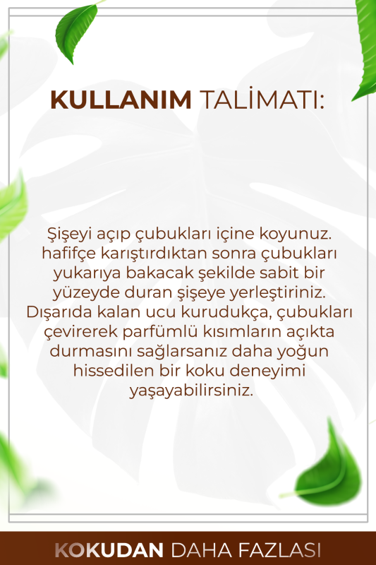 Black Vanilya Çubuklu Oda Kokusu Bambu Kokusu Kare Şişe Black Vanilla Reed Diffuser 100ml - 7