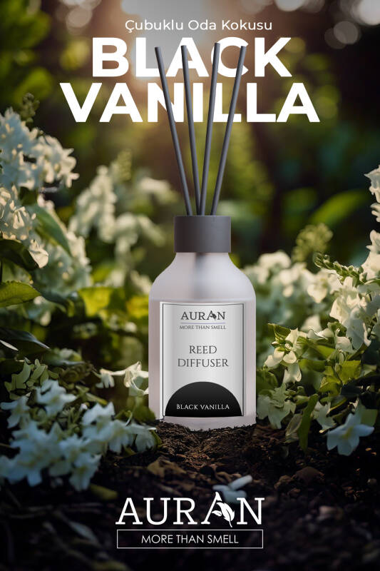 Black Vanilla Çubuklu Oda Kokusu Bambu Kokusu Black Vanilya Reed Diffuser 50ml - 10