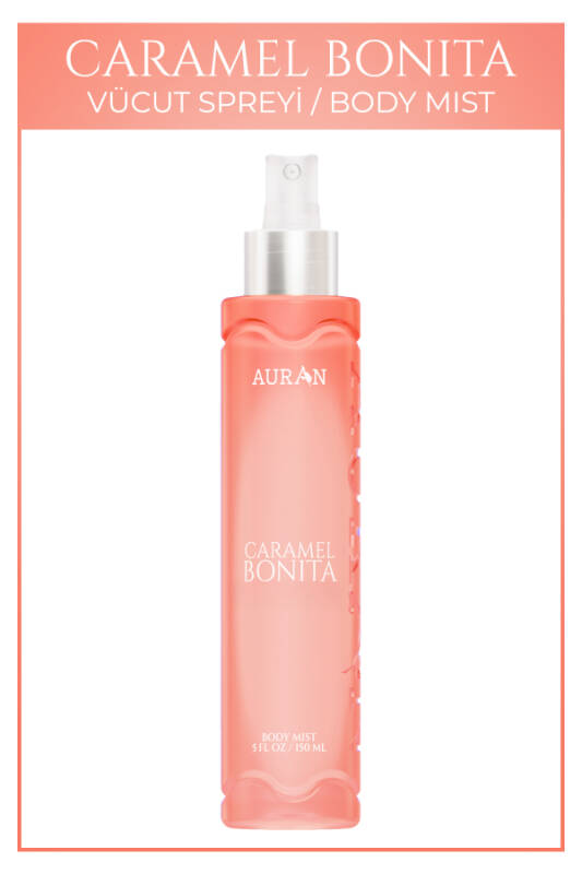 Caramel Bonita Parfümlü Kadın Vücut Spreyi Çekici ve Etkileyici Vücut Misti Body Mist Spray 150ml - 1