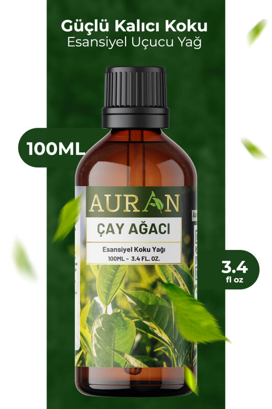 Çay Ağacı Esansiyel Uçucu Koku Yağı Ortam Kokusu Doğal Yağ Sihirli Küre Hobi Esansı 100ml - 1