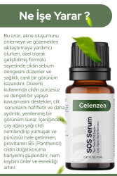 Çay Ağacı Yağı Özlü, Akne, Sivilce ve Siyah Nokta Leke Karşıtı SOS Serum 10ml - 2