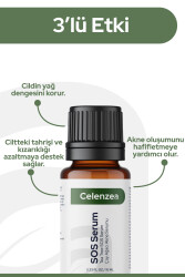 Çay Ağacı Yağı Özlü, Akne, Sivilce ve Siyah Nokta Leke Karşıtı SOS Serum 10ml - 3