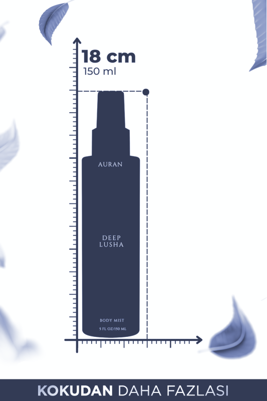 Deep Lusha Parfümlü Kadın Vücut Spreyi Vücut Kokusu Vücut Misti Body Mist Spray 150ml - 5