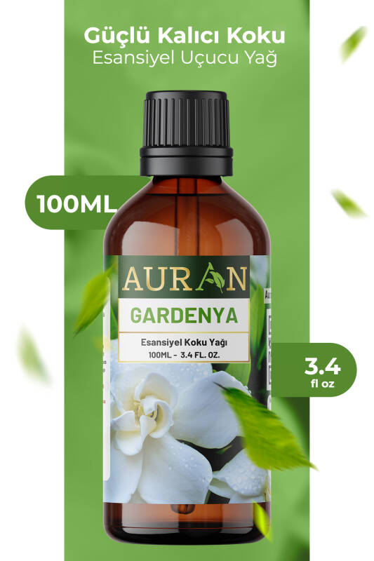 Gardenya Esansiyel Uçucu Koku Yağı Difüzör Esansı Buhurdanlık Yağı Aromaterapi Yağı 100ml - 1