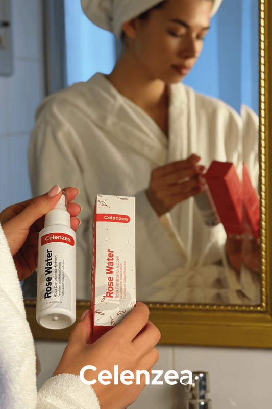 Gül Mayası Aydınlatıcı & Gözenek Sıkılaştırıcı Gül Suyu Cilt Yenileyici Gül Hidrosolü 100ml - 11