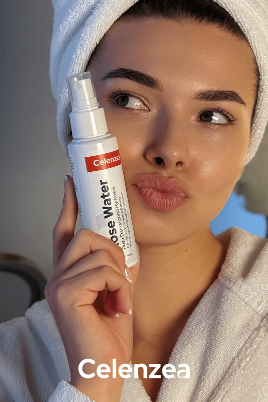 Gül Mayası Aydınlatıcı & Gözenek Sıkılaştırıcı Gül Suyu Cilt Yenileyici Gül Hidrosolü 100ml - 9