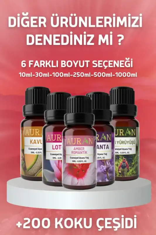 Auran Hürrem Sultan Sinerji Karışım Esansiyel Uçucu Koku Yağı Buhurdanlık Difüzör Esansı Oda Kokusu 10ml - 5