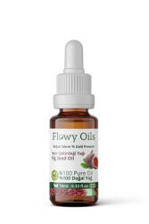 Flowy Oils Incir Çekirdeği Yağı %100 Doğal Bitkisel Sabit Yağ Fig Seed Oil 10ml - Flowy Oils