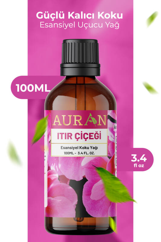Itır Çiçeği Esansiyel Uçucu Koku Yağı Difüzör Esansı Buhurdanlık Yağı Aromaterapi Yağı 100ml - 1