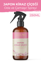 Japon Kiraz Çiçeği Parfümlü Oda ve Çamaşır Spreyi Kumaş Kokusu Japanese Cherry Room Spray 250ml - AURAN