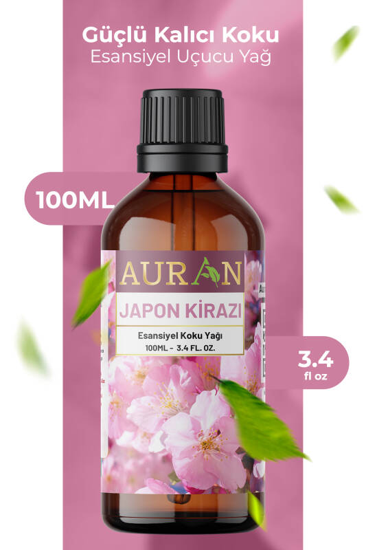 Japon Kirazı Esansiyel Uçucu Koku Yağı Difüzör Esansı Buhurdanlık Yağı Aromaterapi Yağı 100ml - 1