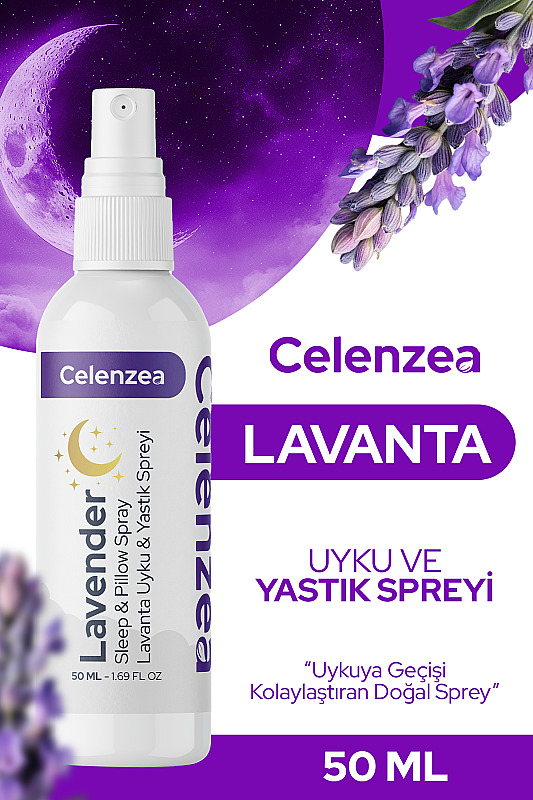 Flowy Oils Lavanta Doğal Lavanta Uyku Ve Yastık Spreyi Lavender Sleep And Pıllow Spray 50 ml - 1