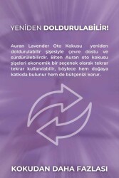 Lavender Oto Kokusu İp Askılı Araç Kokusu Uzun Süre Kalıcı Lavanta Araba Kokusu 8ml - 5