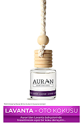 Lavender Oto Kokusu İp Askılı Araç Kokusu Uzun Süre Kalıcı Lavanta Araba Kokusu 8ml - AURAN