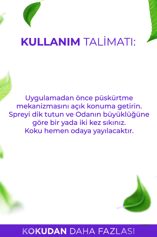 Lavanta Parfümlü Oda ve Çamaşır Spreyi Ortam ve Kumaş Kokusu Lavender Room Spray 250ml - 7
