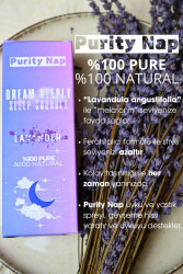 Purity Nap Lavanta Uyku ve Yastık Spreyi, Sleep and Pillow Spray, Doğal Melatonin Aromaterapi Sprey 100 ml - 2